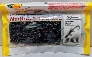 Lote de 90 señuelos Bass Pro Shop Squirmin Lizzard