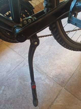 Bicicleta Montaña Negra y Naranja