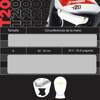 NUEVO! Casco Boxeo T20 Cuero PU talla S