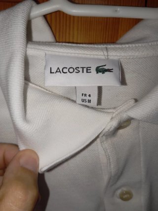 Polo blanco Lacoste