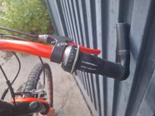 Bicicleta Montaña B-TWIN 24 Negra/Naranja