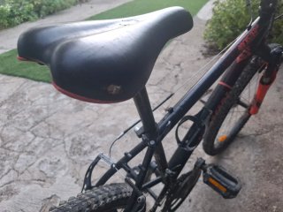 Bicicleta Montaña B-TWIN 24 Negra/Naranja