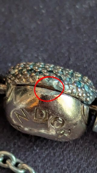 Pulsera de plata Pandora con charms