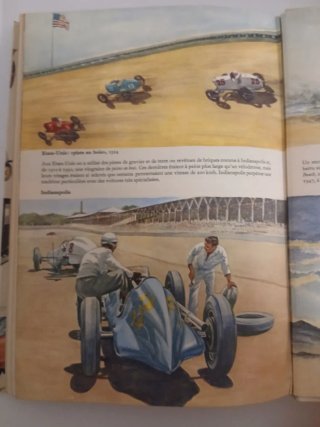 Libro antiguo "Les automobiles" decada 1960