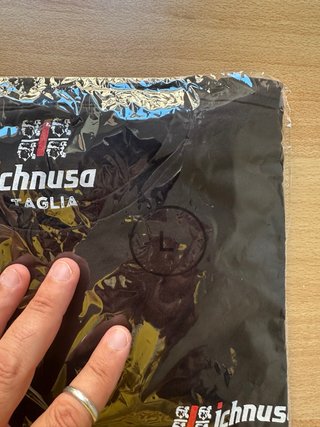 Maglietta Ichnusa Taglia L e taglia XL
