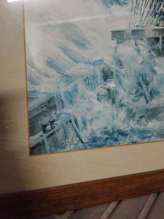 Cuadro El Naufragio Montague Dawson