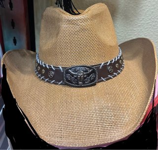 Sombrero Cowboy con Hebilla de Toro