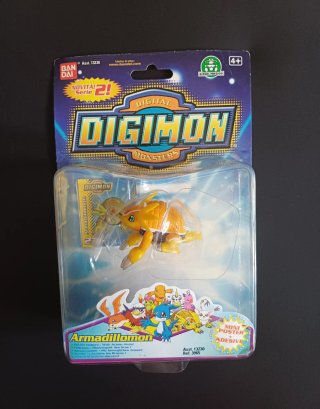 Action Figure Digimon Armadillomon Sigillato