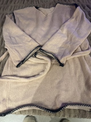 Vestido de lana beige
