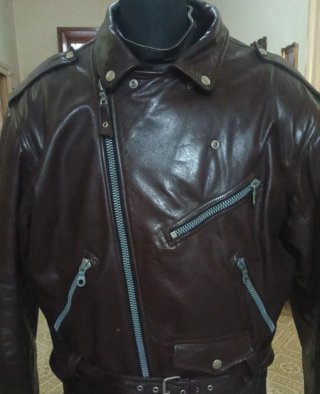 Giacca biker Dainese vera pelle color prugna!
