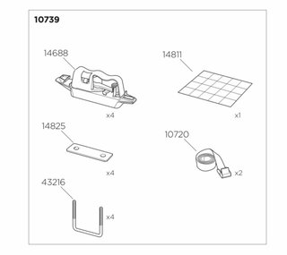 Recambios Thule Easy Snap para accesorios Thule