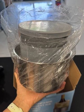 Cubitera molde hielo enfriador botella champán