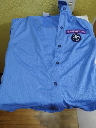 Camisa Scouts ASDE azul