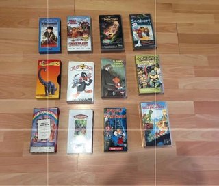 Lote Películas VHS Infantiles Variadas