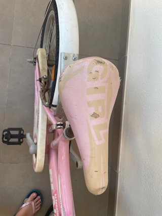 Bicicleta infantil rosa 18 RUNFIT