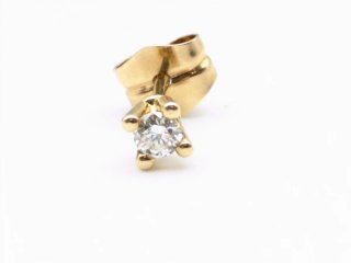 Pendiente Oro 18k con Diamante