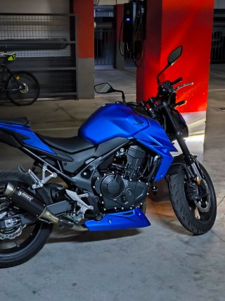 Honda CB 750 Hornet Azul A2