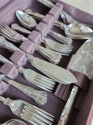 CUBERTERÍA KINGS PLATA INGLESA