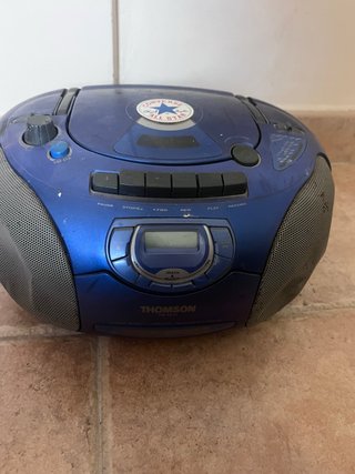 Radio Cassette Thomson Azul