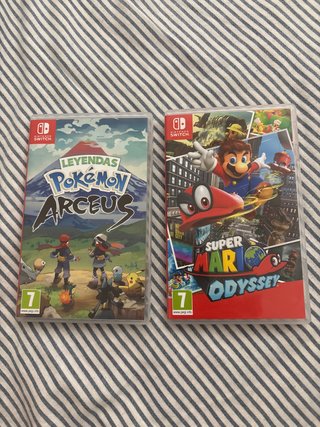 Juegos Nintendo Switch: Pokémon Arceus y Mario Ody