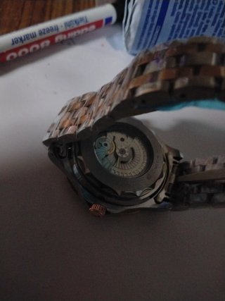 Omega Seamaster cuarzo Chronometer Dos Tonos