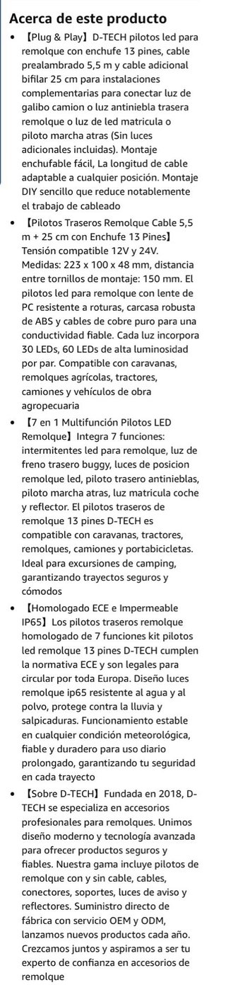 NUEVO! (67€) Pilotos LED Remolque Camión