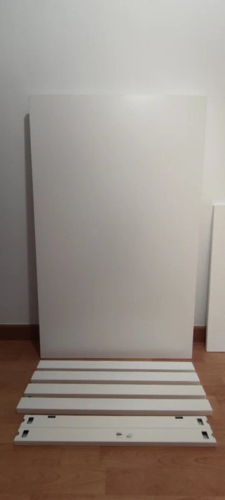 Mesa comedor extensible blanca