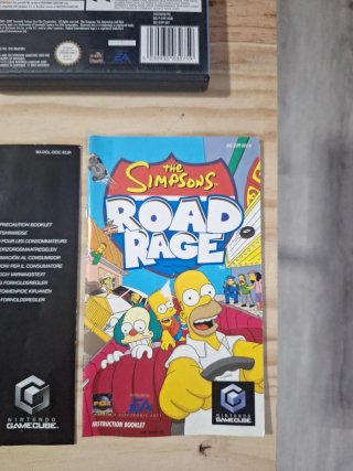 The Simpsons Road Rage GameCube Caja y Manuales