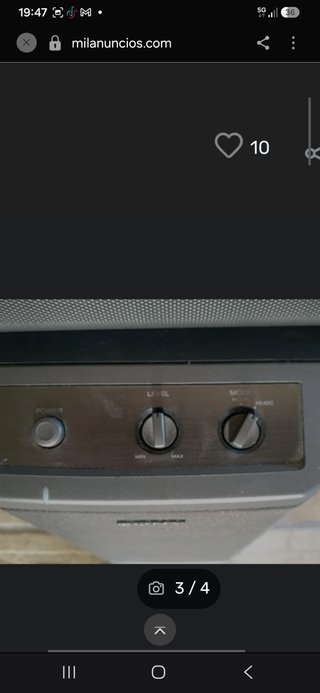 Altavoces y Subwoofer Sony Activo Gris