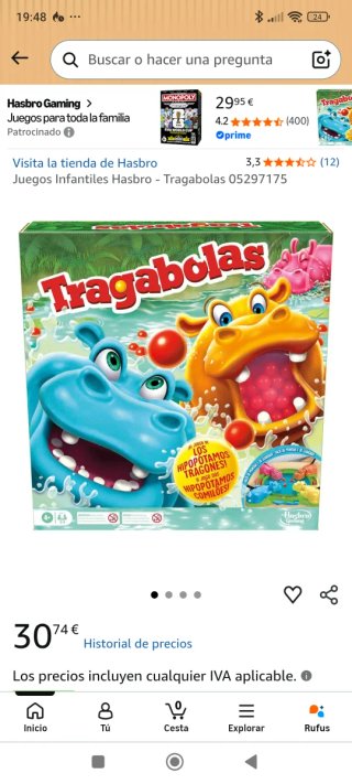 Tragabolas Hasbro