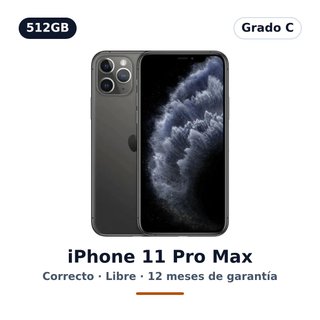 iPhone 11 Pro Max 512GB Dorado · Grado C · Libre