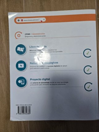 Libros de primer año de grado medio administración