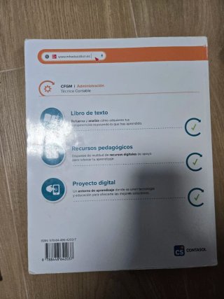 Libros de primer año de grado medio administración