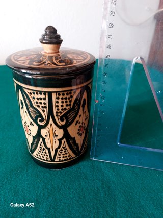 Barattolo etnico ceramica Safi