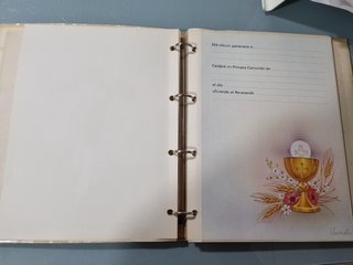 Álbum Primera Comunión Vintage Años 80
