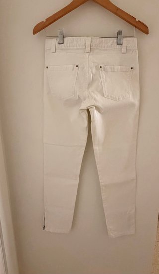 Pantalones skinny blancos