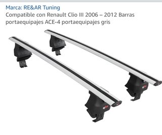 Barras portaequipajes Renault Clio III (06-12)