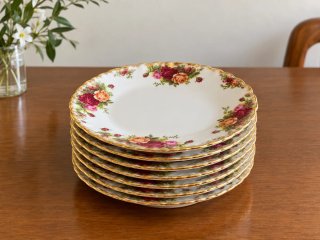 Juego de té Royal Albert porcelana, Country Roses