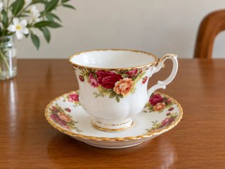 Juego de té Royal Albert porcelana, Country Roses