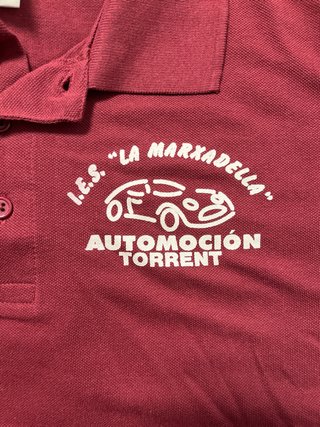 Uniforme IES La marxadella  Automoción Torrent