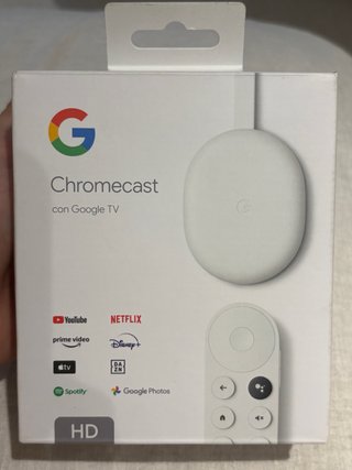 Google Chromecast HD Blanco Nieve