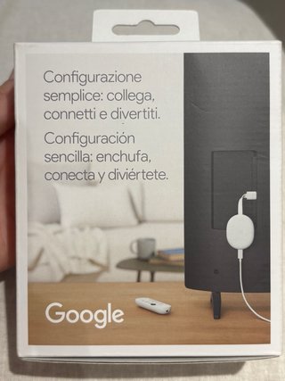 Google Chromecast HD Blanco Nieve