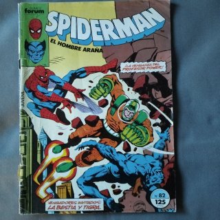 Lote 7 cómics marvel de spiderman