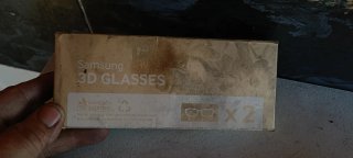 2 Gafas 3D Samsung Nuevas Selladas,Caja Algo Fea
