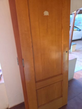 Lote 6 puertas macizas de roble