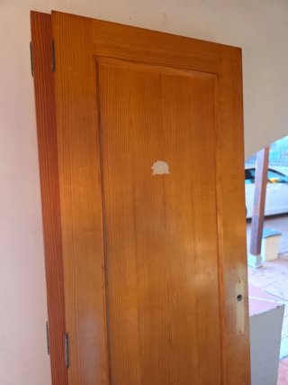 Lote 6 puertas macizas de roble