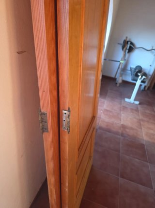 Lote 6 puertas macizas de roble