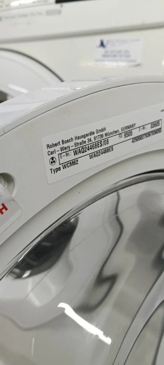 LAVADORA CARGA FRONTAL BOSCH 8 KG A+++