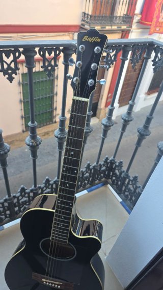 Guitarra Acústica Baffin Negra