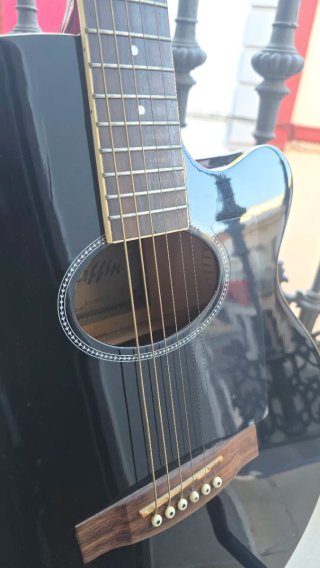 Guitarra Acústica Baffin Negra